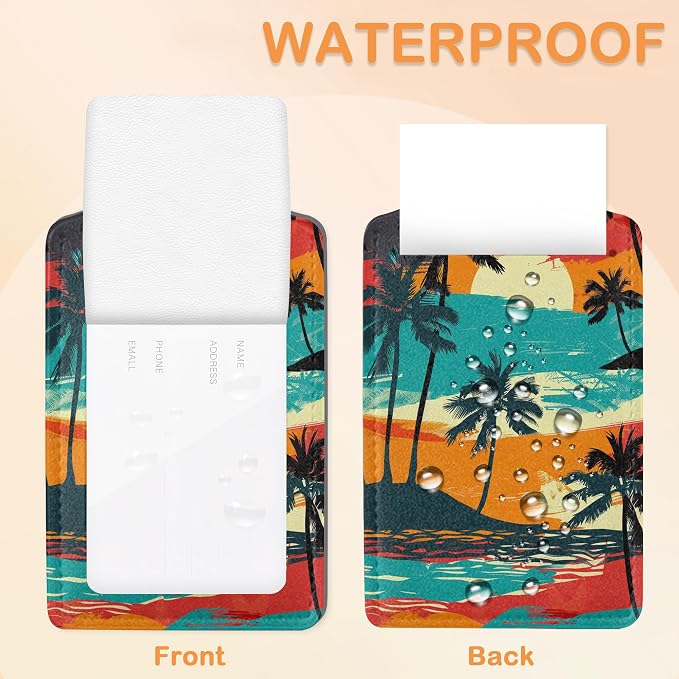 Abstract Beach 3 Pack Luggage Tags - Image 3