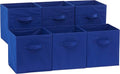 Amazon Basics Cube Organizer Storage Bins Handles, Collapsible Fabric, by AmazonBasics