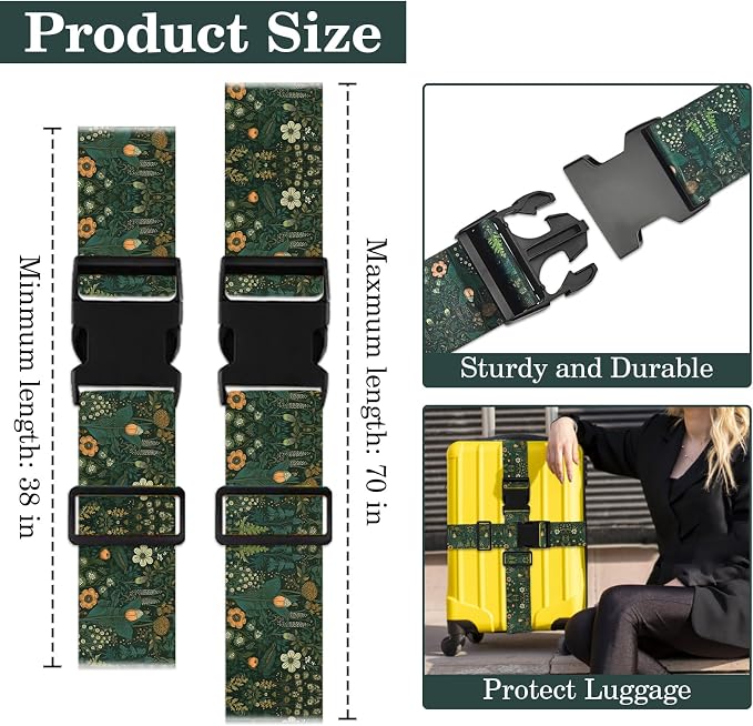 Luggage Straps for Suitcases TSA Approved, Luggage Identifiers for Suitcase - Image 2