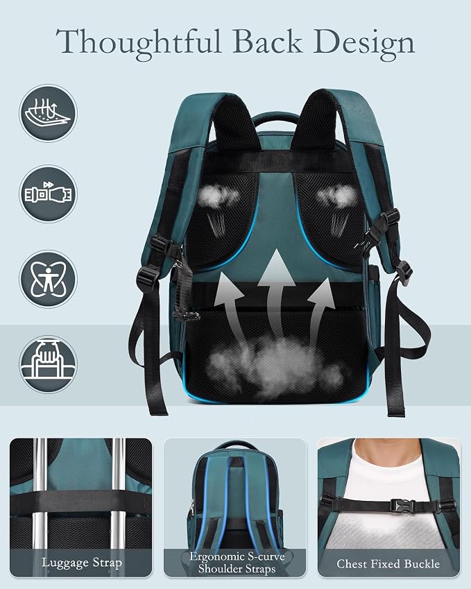 Coolife Luggage Sets 3 Piece, 20In Carry On Luggage - Image 6