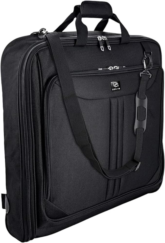 Premium Suit Garment Bag Carry On by ZEGUR-TravelinWorldClass