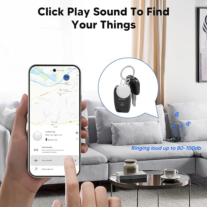 Air Tracker Tag for Android Smart Tag（Not for iOS）Air Tracker Tags-4 pack - Image 3