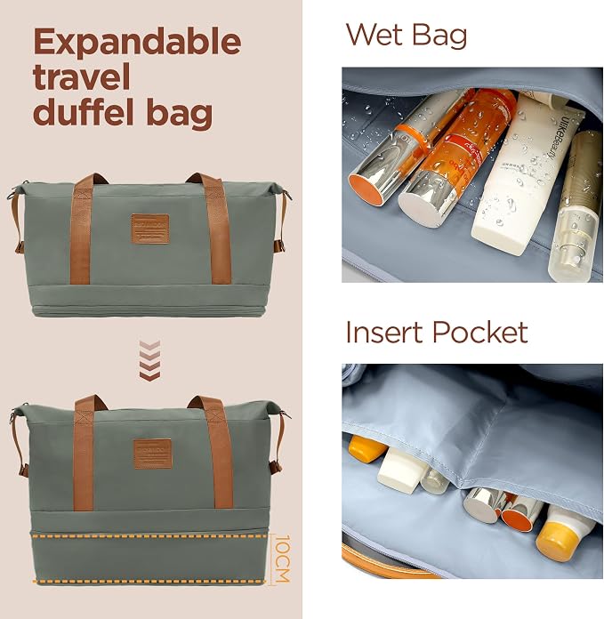 SHOWKOO Luggage Sets 3 Piece Hardside Expandable Suitcase - Image 7