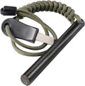 bayite 4 Inch Survival Ferrocerium Drilled Flint Fire Starter, Ferro Rod Kit by bayite