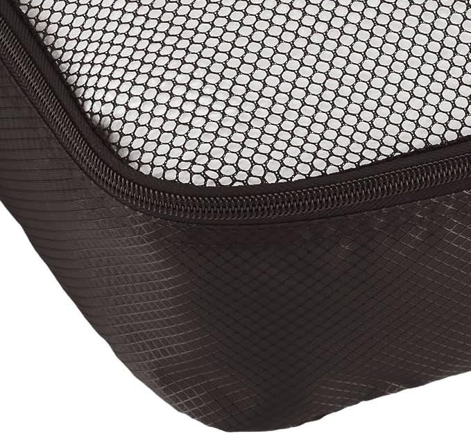 Amazon Basics 4 Piece Packing Travel Organizer Zipper Cubes Set, Medium and - Image 5