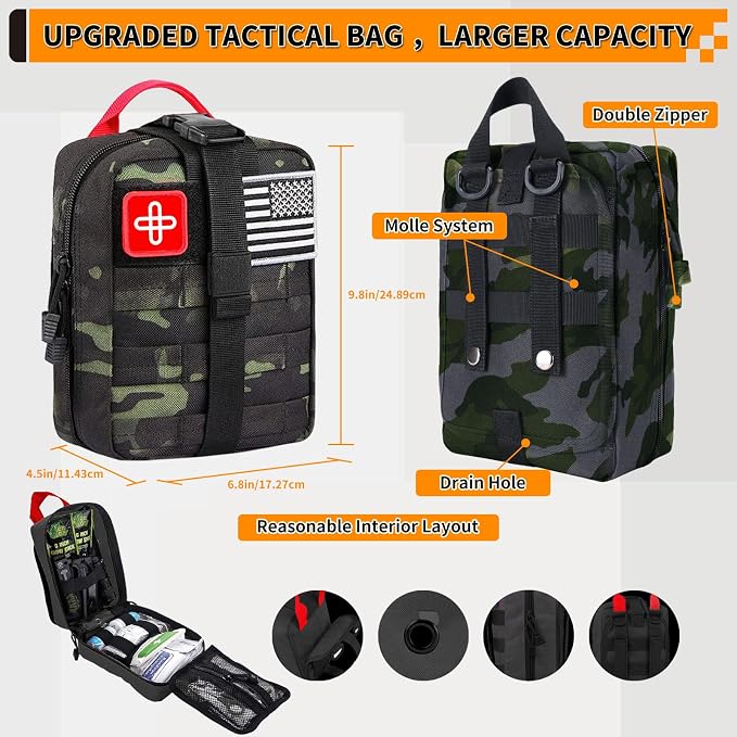 Survival Kit, Gifts for Men Women Teen Boys, Emergency Kit - Image 2