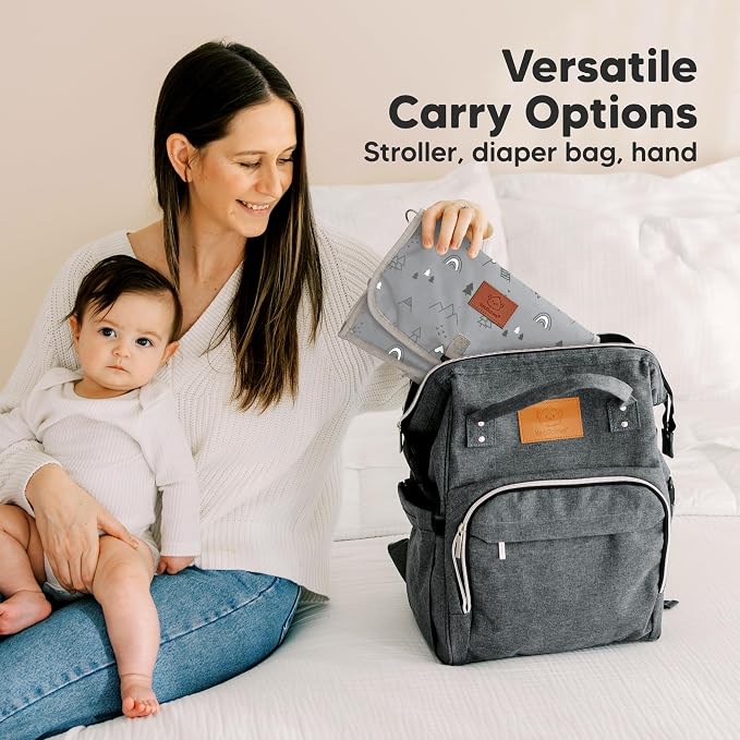 KeaBabies Portable Diaper Changing Pad - Image 5