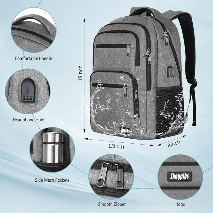 Travel Laptop Backpack, Business Carry on Backpack Flight Approved Backpack - Image 4
