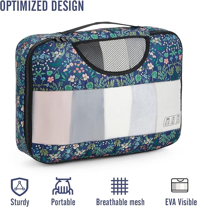 Veken 8 Set Packing Cubes for Travel Essentials, Suitcase Organizer Bags in 4 - Image 4