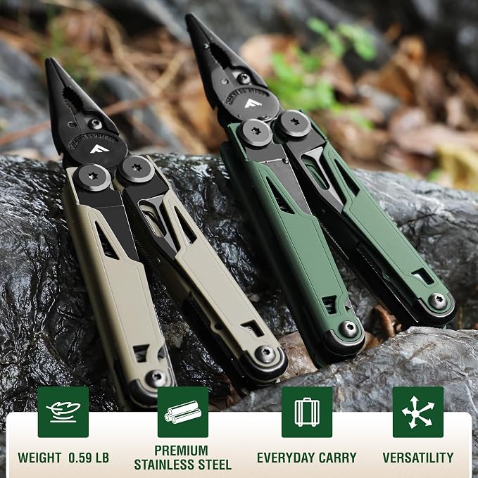 FLISSA Multitool, 15-in-1 Multi Tool Pocket Knife - Image 2