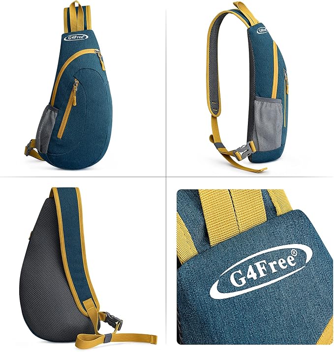 G4Free Sling Bag for Men Women, Small Crossbody Backpack Lightweight Chest - Image 7