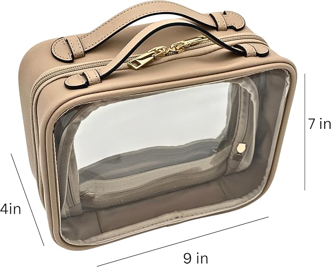JAZD Clear Makeup Bag Toiletry Bag - Image 5