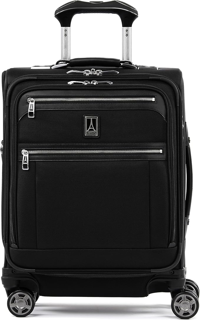 Travelpro Platinum Elite Softside Expandable Carry on Luggage, 8 Wheel Spinner by Travelpro