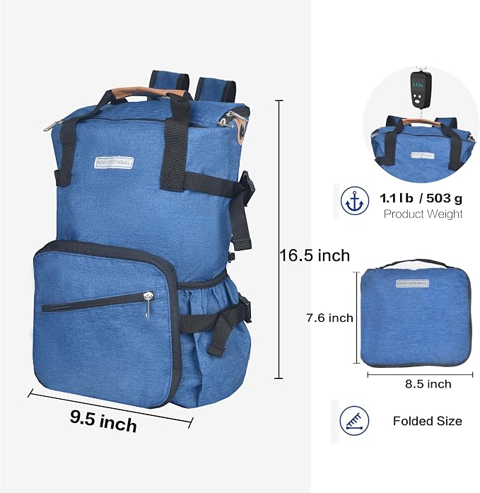 35L Foldable Waterproof Backpack - Image 4
