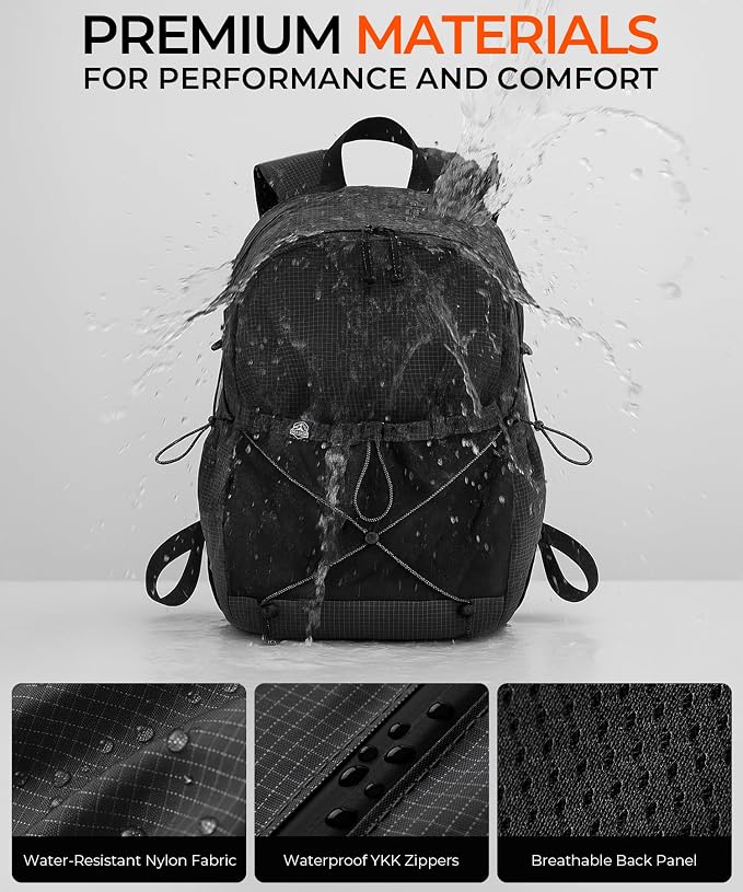 Lightweight Hiking Backpack, Camping Backpack 20L Small Backpacks Water - Image 2
