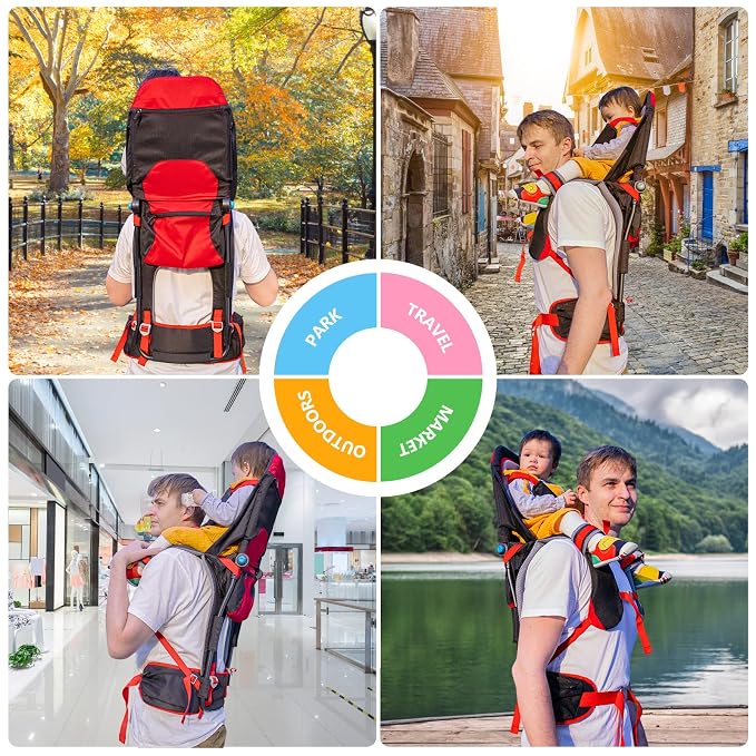 Baby Shoulder Carrier Baby Hiking Backpack Carrier - Image 6