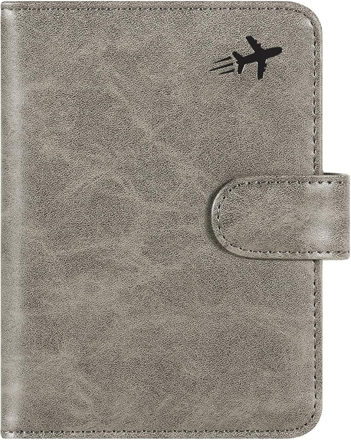 Passport Holder Cover Wallet RFID Blocking Leather Card Case Travel Accessories by PASCACOO