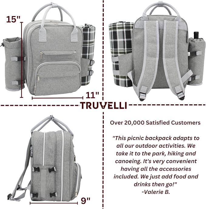 Truvelli Picnic Backpack for 2 - Image 5