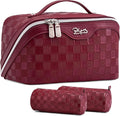 Travel Makeup Bag Organizer Cosmetic Bag: 3 Pcs Set Make up Bags by BOYATU