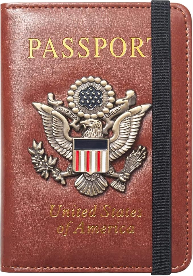 Passport Holder for Travel Passport Cover for Men Passport Wallet Case by Familiescancome