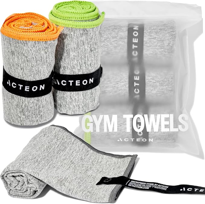 Acteon New Microfiber Quick Dry Gym Towel, Fast Drying, Men & Women Small - Image 8