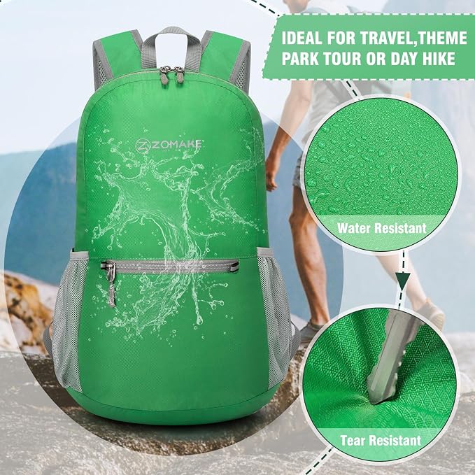 ZOMAKE Ultra Lightweight Hiking Backpack 20L - Image 4