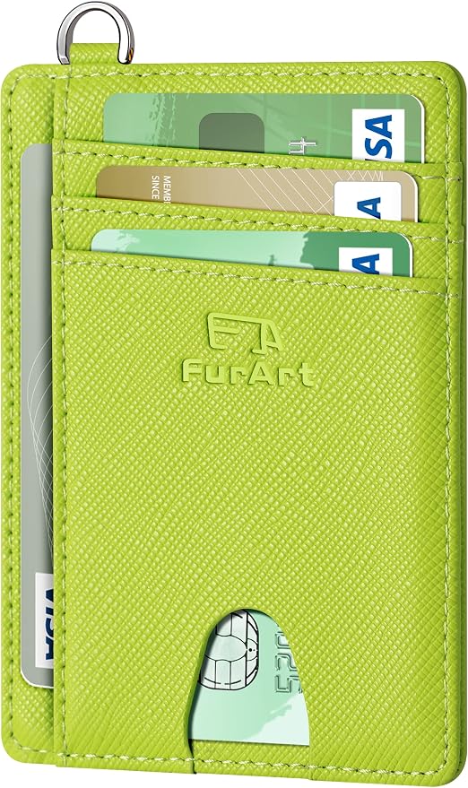 FurArt Slim Minimalist Wallet, Front Pocket Wallets, RFID Blocking, Credit Card by FurArt