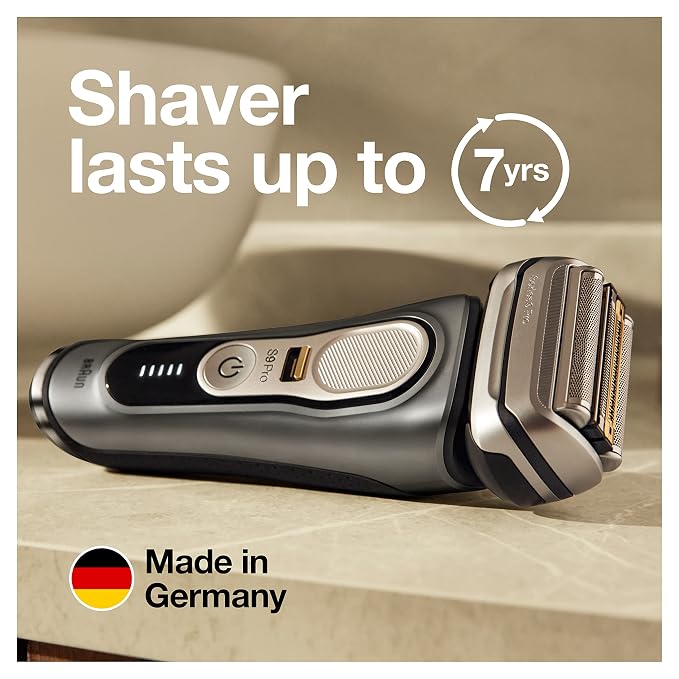 Braun Electric Razor for Men, Series 9 Pro 9465cc Wet & Dry Electric Foil Shaver - Image 9