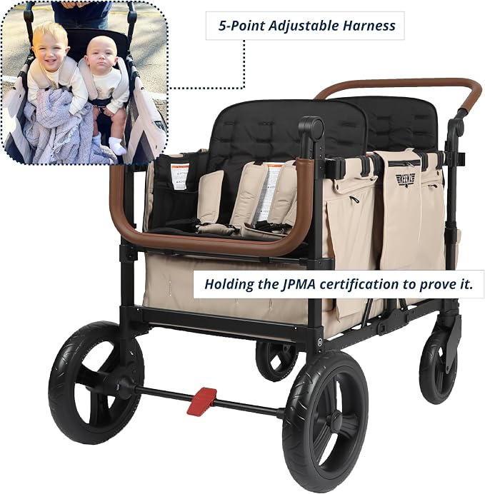 Keenz VYOO Stroller Wagon with Canopy - Image 5