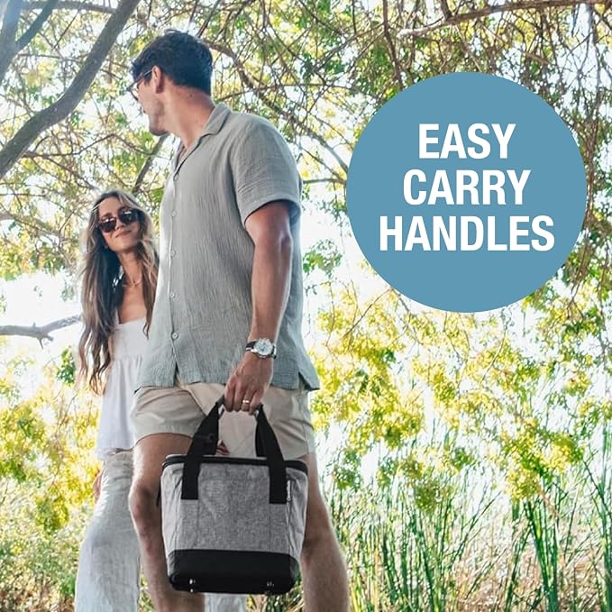 CleverMade Collapsible Insulated Cooler Bag – Leakproof Soft Folding Cooler - Image 5