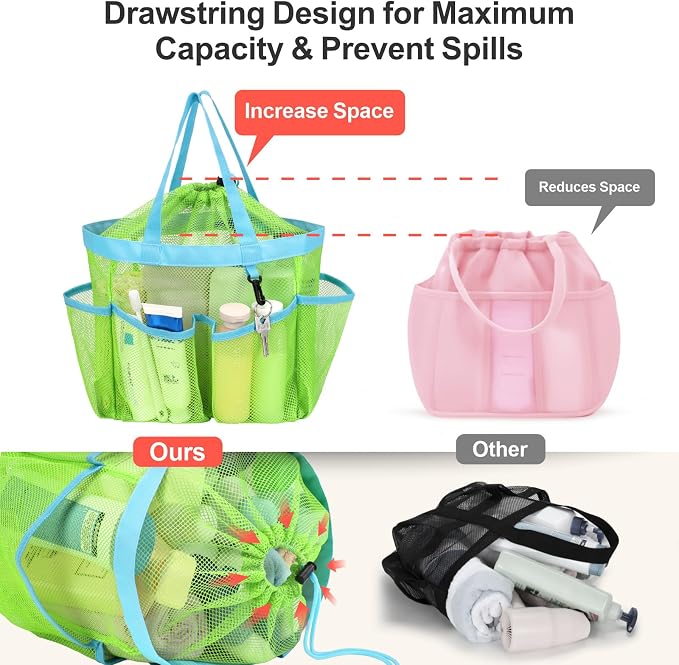 F-color Mesh Shower Caddy Portable - Image 3