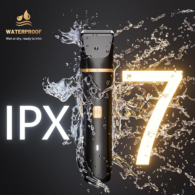 Electric Razor for Men, IPX7 Waterproof Versatile Shaver for Temple, Ear Hairs - Image 3