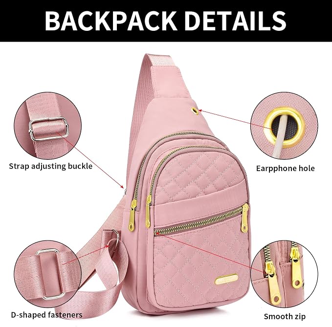 Small Sling Bag For Women Men Casual Crossbody Sling Backpack - Image 4