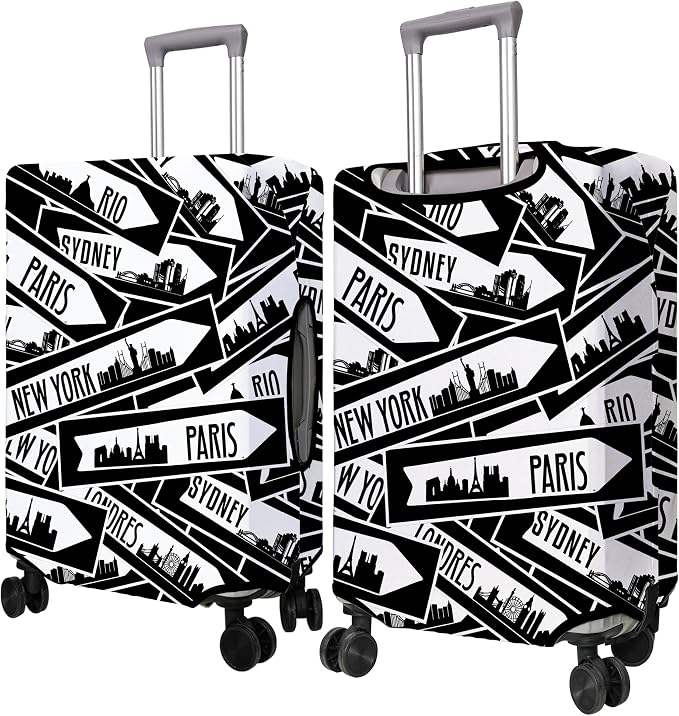 Travel Luggage Cover Suitcase Protector Fits 18-32 Inch Wheel Covers - Image 2
