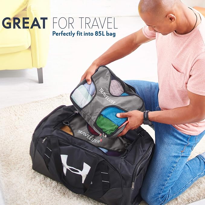 Travel Packing Cubes 5 pcs Luggage Organizer Set - Image 4