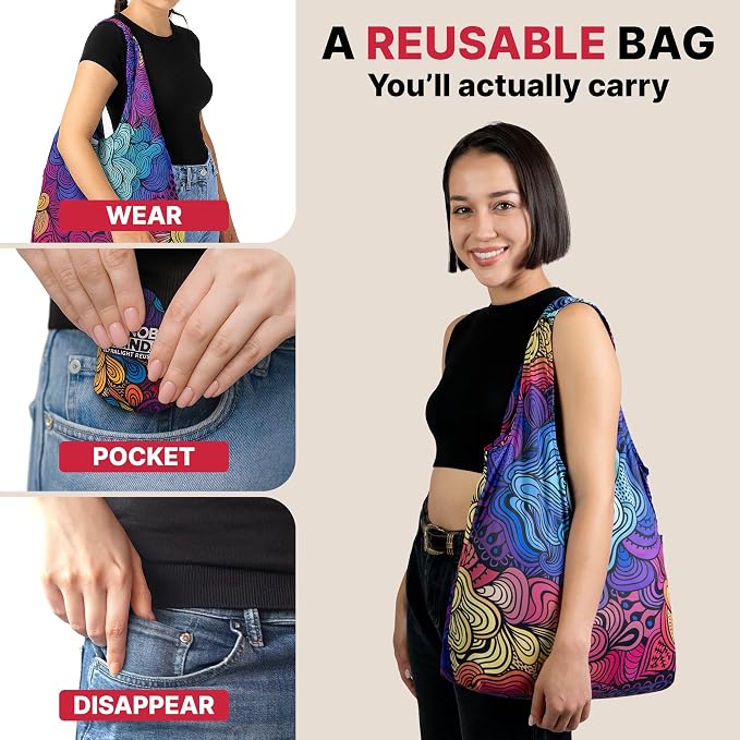Nanobag Ultra-Lightweight Foldable Tote - Image 3