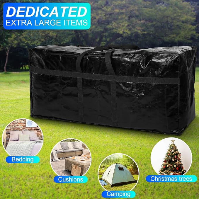 4 Pcs 66 Gallon Large Moving Bags - Image 6