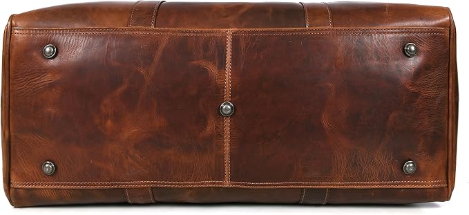 Leather Duffel Bag for Men & Women Travel, Gym Bag - Image 5