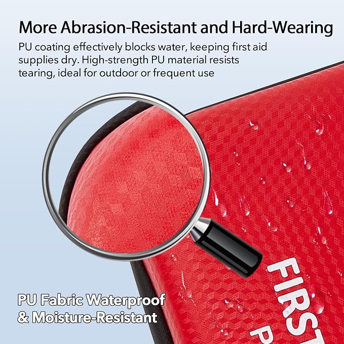 First Aid Kit for Car Home Travel Camping, Public Emergency Must Have Survival - Image 3
