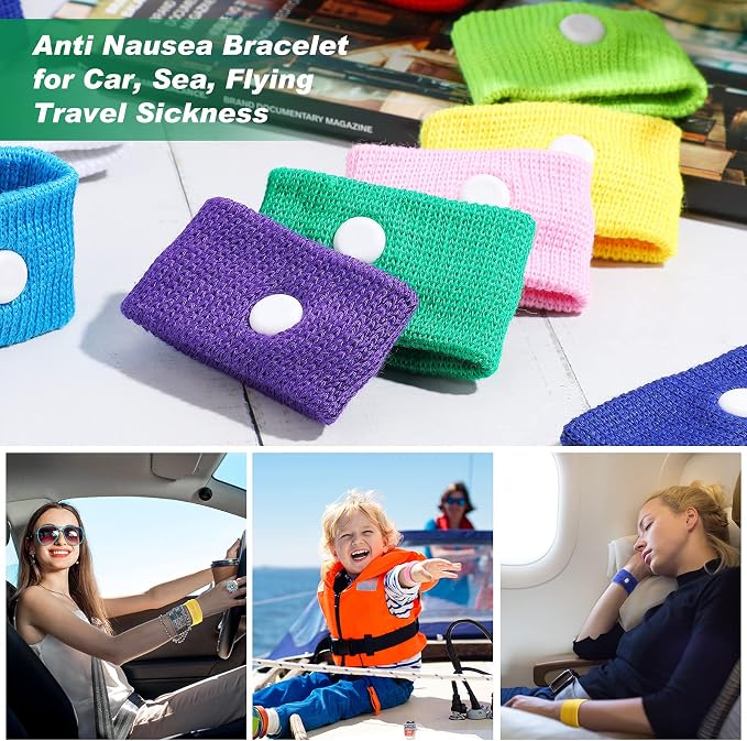 Zhanmai 12 Pairs Motion Sickness Bracelet - Image 3