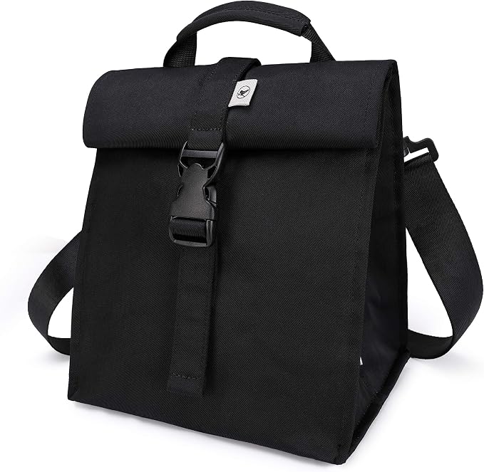 SUNNY BIRD Insulated Lunch Bag Rolltop Lunch Box by SUNNYBIRD