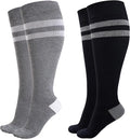 Momcozy Compression Socks for Women Wide Calf, 15-20mmHg Knee High Support by Momcozy