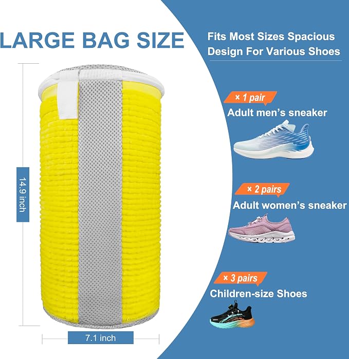 Shoe Washing Machine Bag – 360° Deep Clean Sneaker Laundry Bag - Image 6