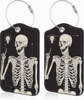 2 Pcs Human Skeleton Luggage Tags by Unknown