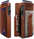 Men Wallet, with Money Clip Coins Pocket ID Window, Slim Front Pocket RFID by Miyozi