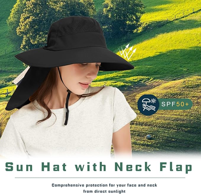 Fishing Hat Breathable Wide Brim Sun Hats - Image 2