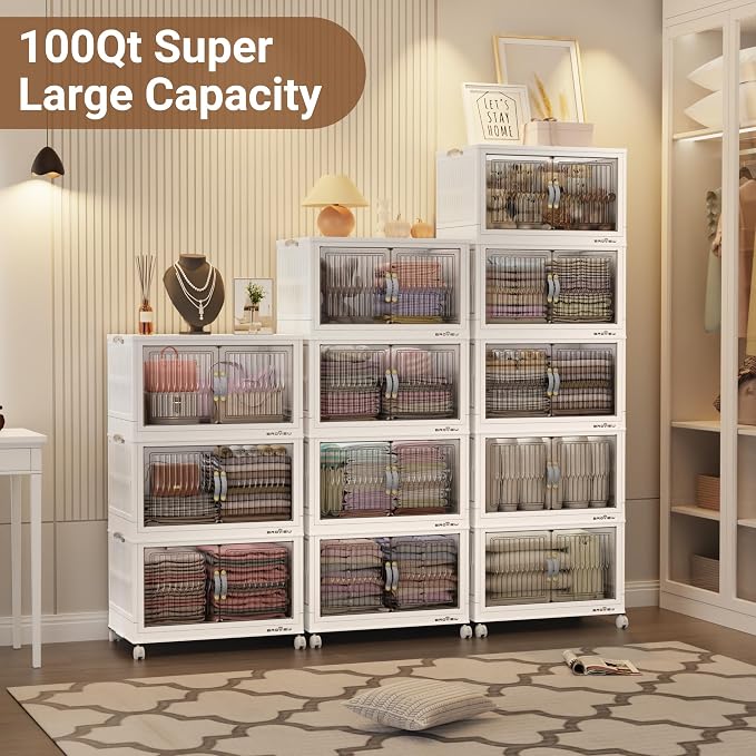 BROVIEW 500Qt Stackable Storage Bins - Image 6