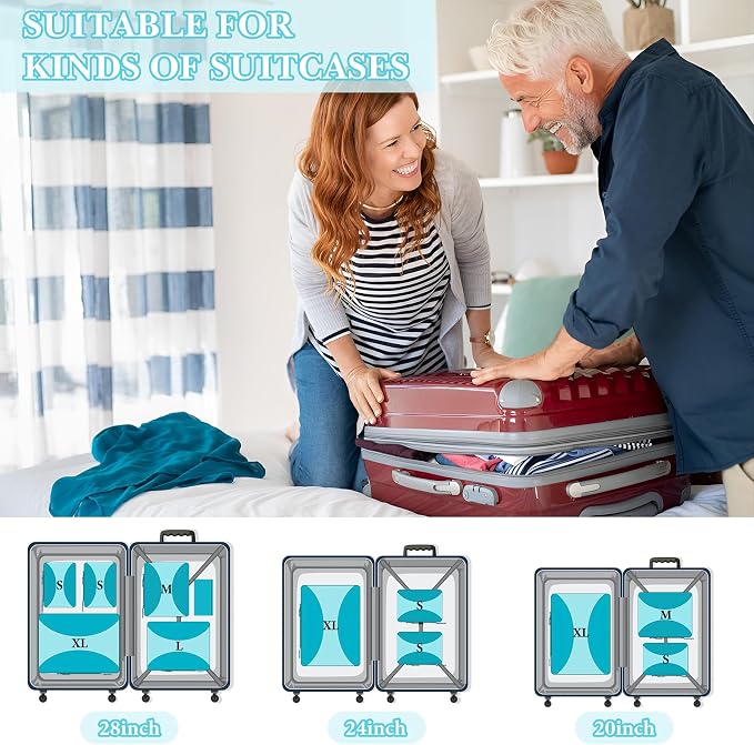 8 Set Compression Packing Cubes - Image 3