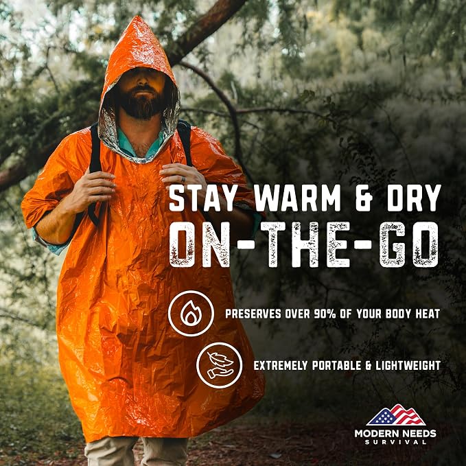 Emergency Survival Jacket – Disposable Rain Ponchos - Image 2