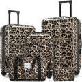 LARVENDER Luggage Sets 5 Piece Hardside Expandable Suitcase by LARVENDER